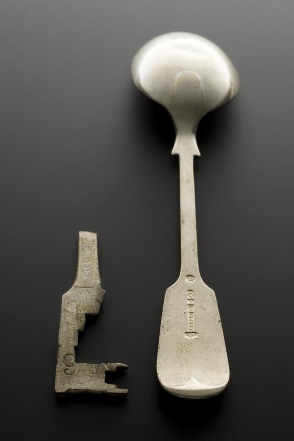 Key made by patient from spoon at the Brighton County Borough