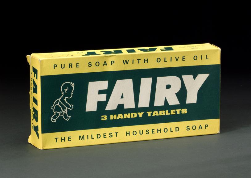 Fairy Soap. One complete, unopened pack, one part used pack.