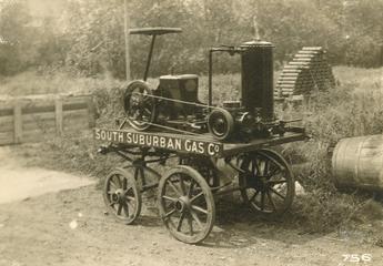 Miscellaneous collection of b & w/ sepia photos of vacuum pumps and air compressors made by Lacy-Hulbert & Co. Ltd