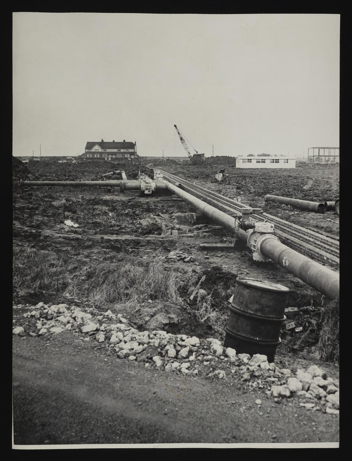 A photographic print of Industry, Fuel & Power, Oil (& Gas) From North ...