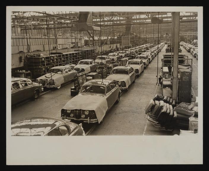A photographic print of Industry, Motor, Assembly Lines