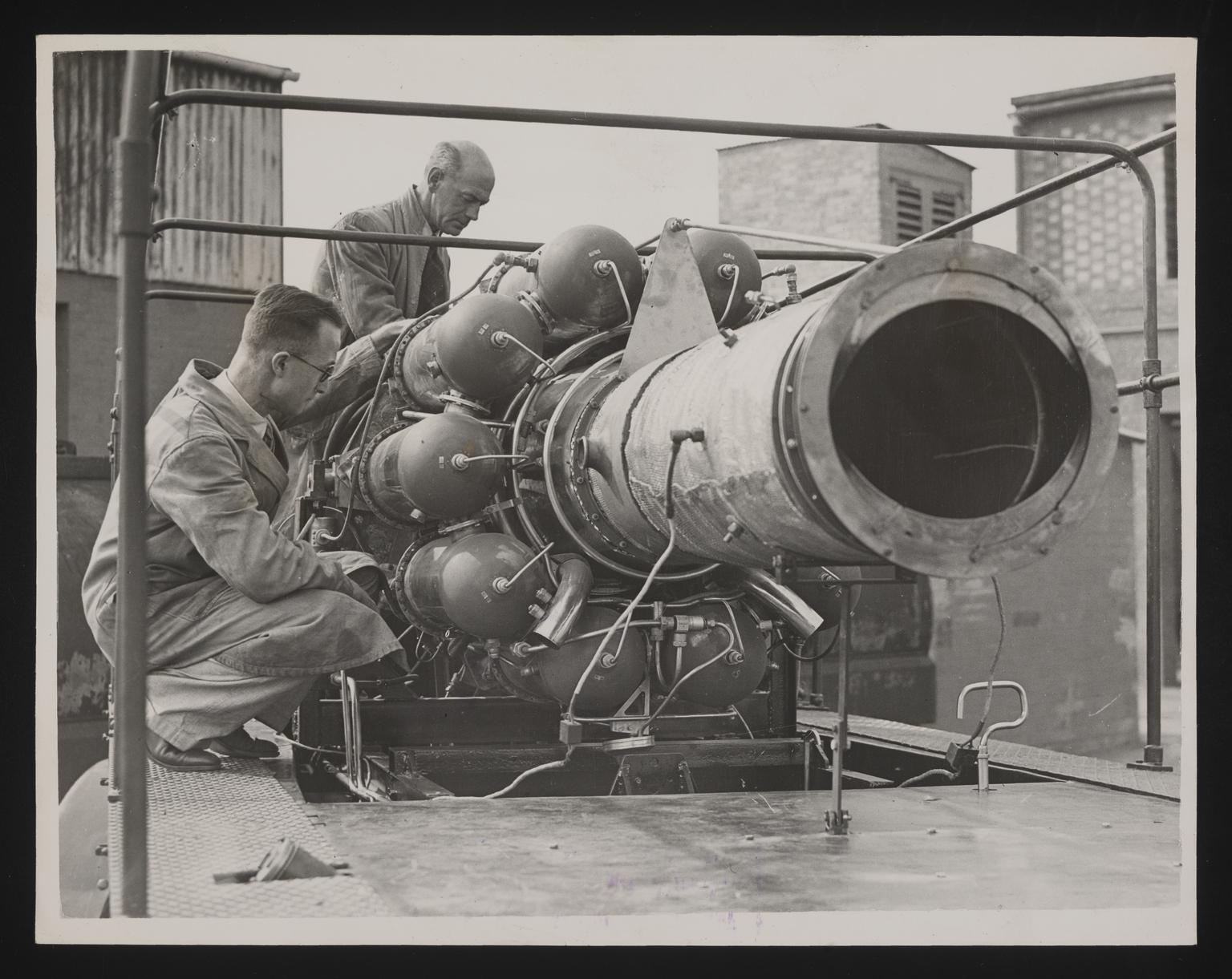 A photographic print of Industry, Motor, Gas Turbine Jet Engine ...