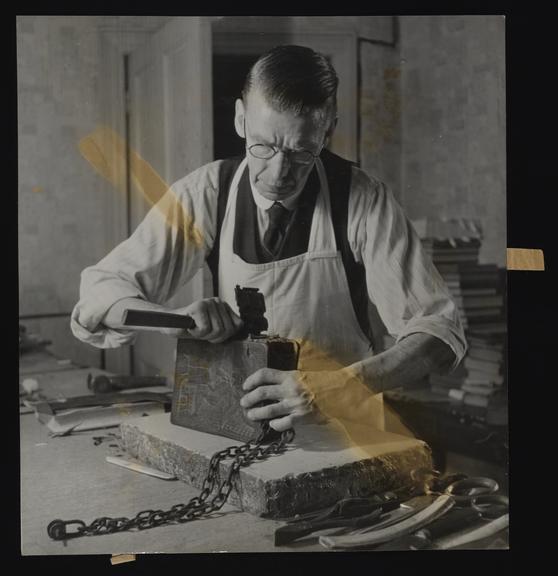 A photographic print of Industry, Printing, Books