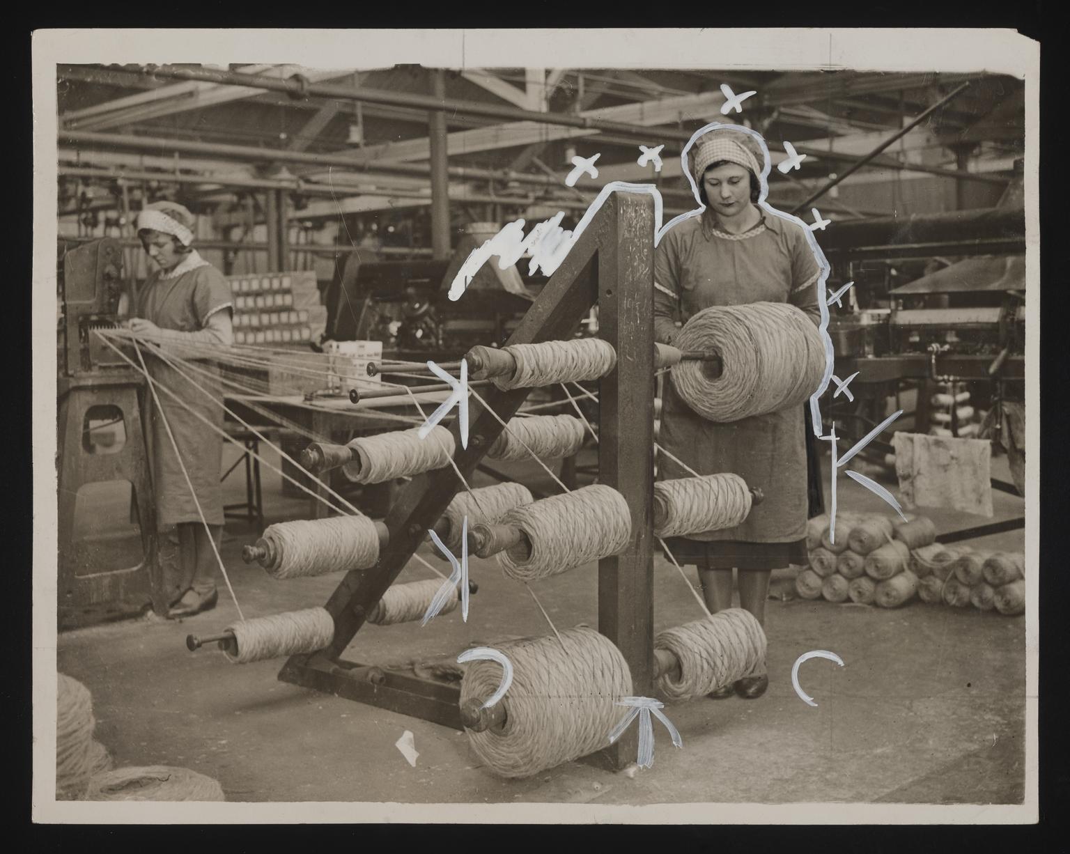 A photographic print of Industry, Textiles - Cotton, Workers | Science ...