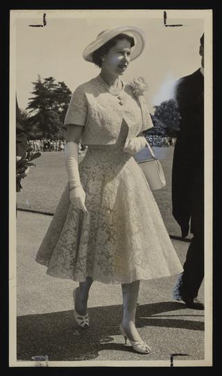 A photographic print of Queen Elizabeth II, Visit to Kew Gardens, June, 1959