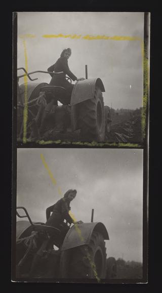 A photographic print of Industries, Agriculture, Ploughing