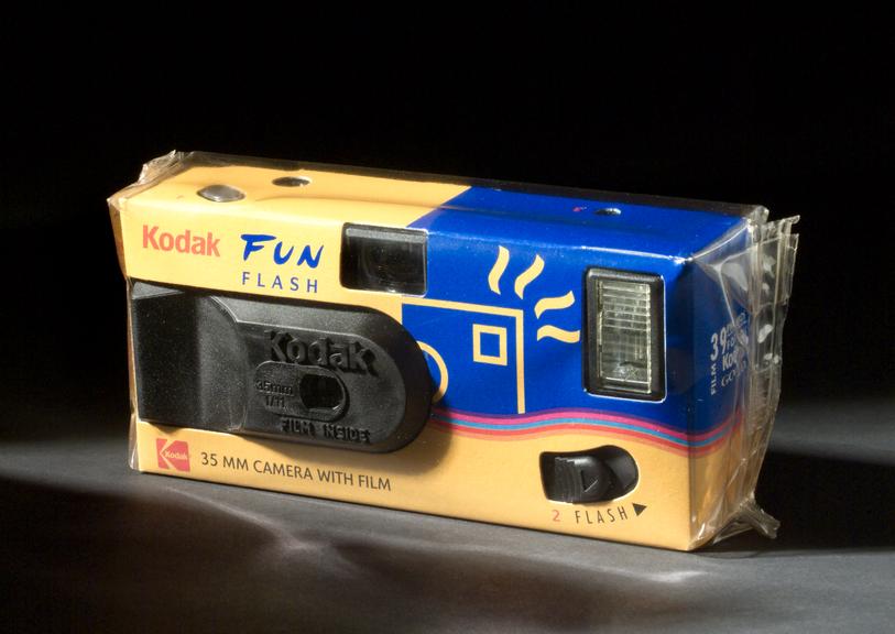 Kodak 'Fun Flash' disposable 35mm camera with built-in film and