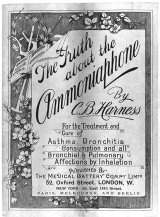 Advertisement and instructions for use for the ammoniaphone