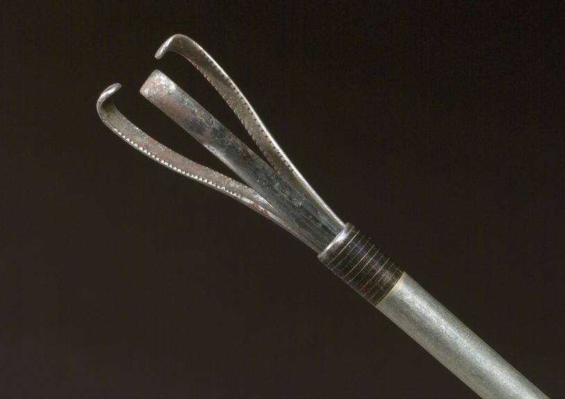Bullet extractor, steel, by Charriere of Paris, 1820-1860