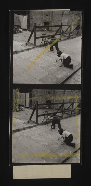 A photographic print of Children, Acting