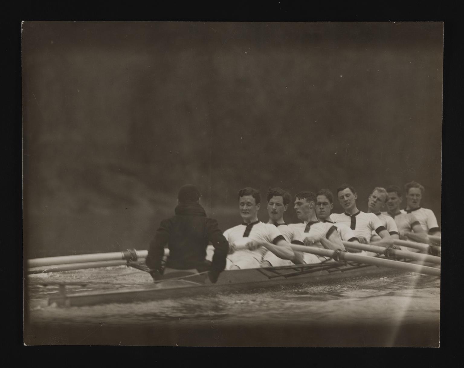 A photographic print of Sports, Rowing Boat Race, Oxford Crews ...