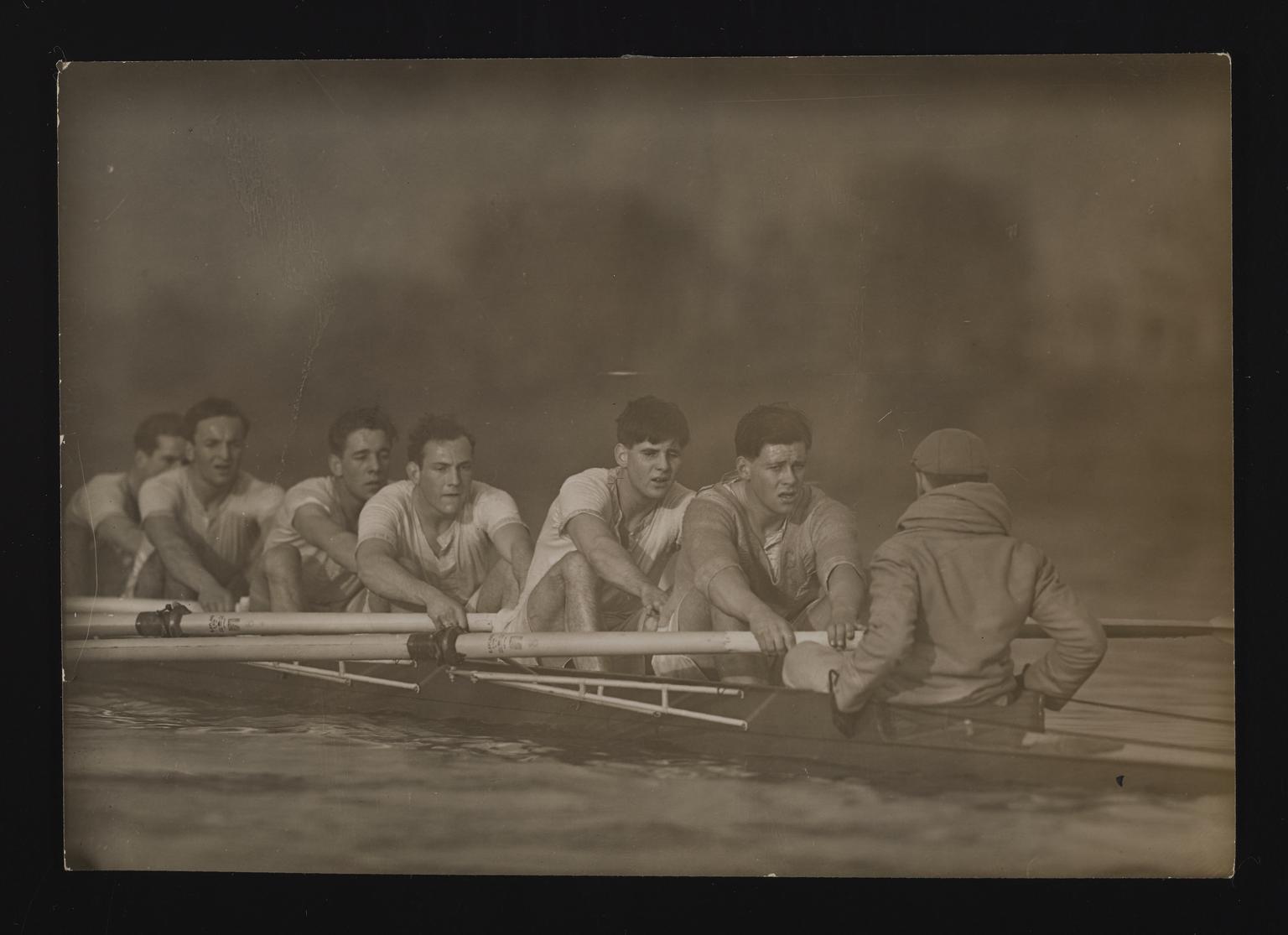 A photographic print of Sports, Rowing Boat Race, Cambridge Crews ...