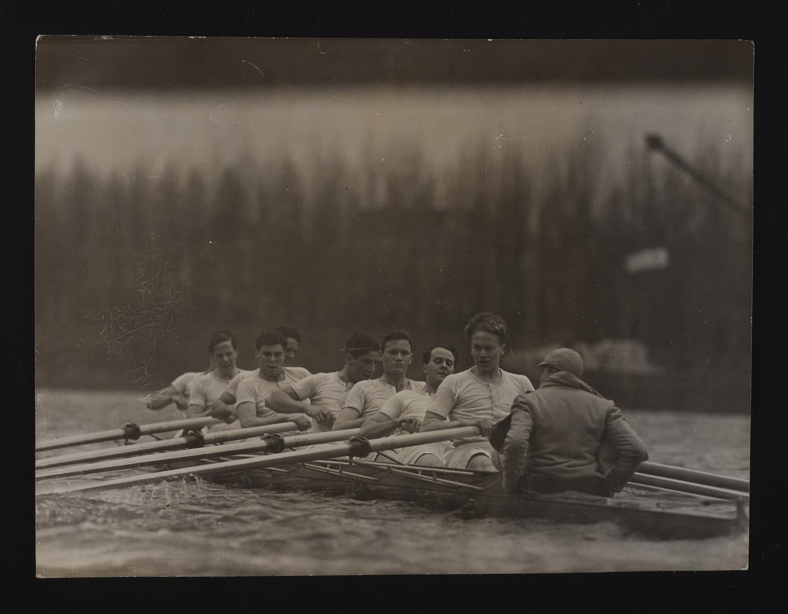 A photographic print of Sports, Rowing Boat Race, Cambridge Crews ...