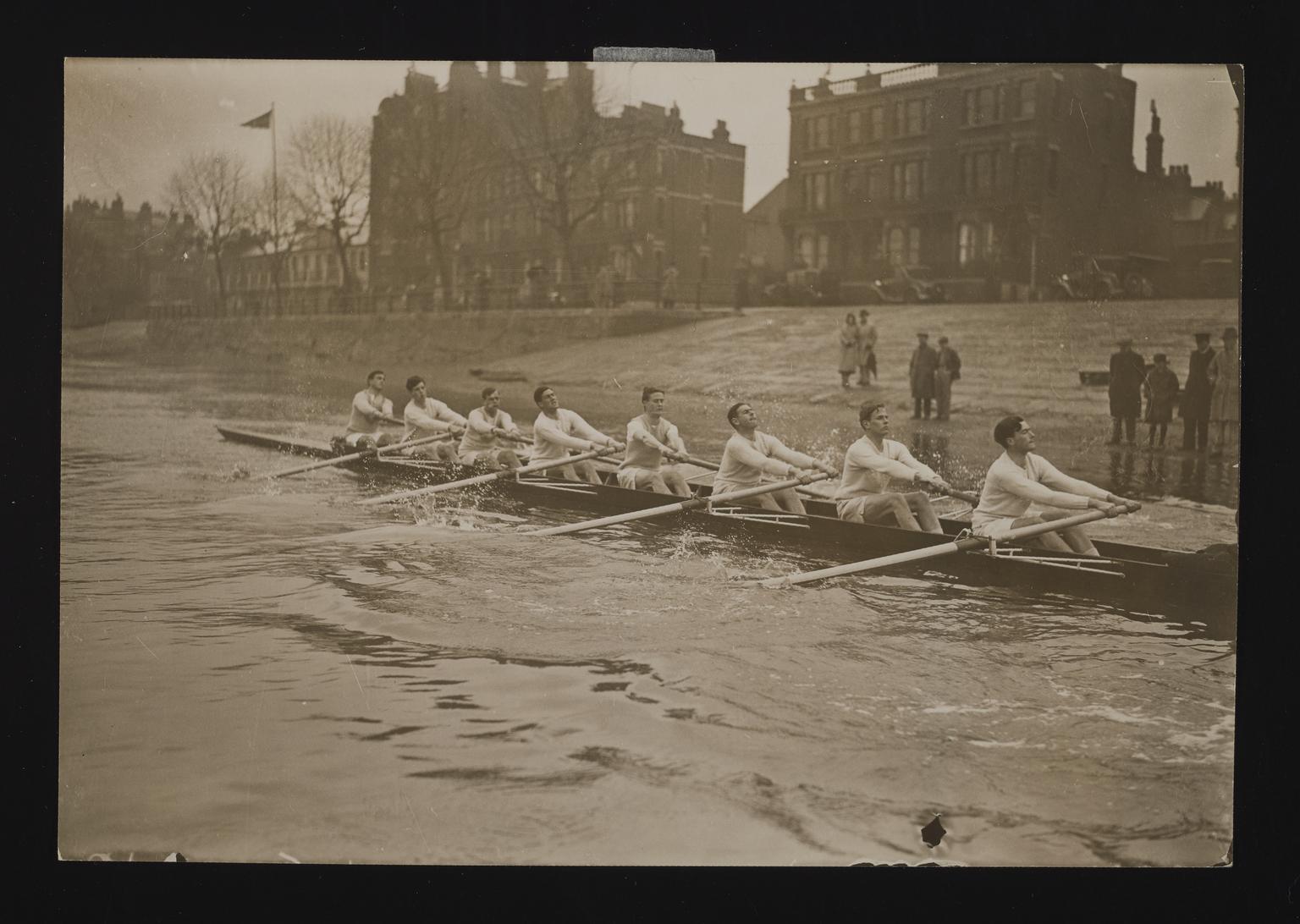 A photographic print of Sports, Rowing Boat Race, Cambridge Crews ...