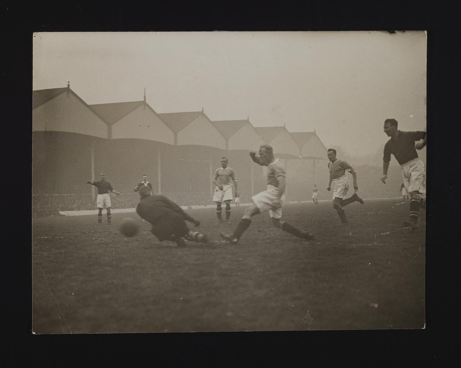 A Photographic Print Of Sports Football League Matches 1932 