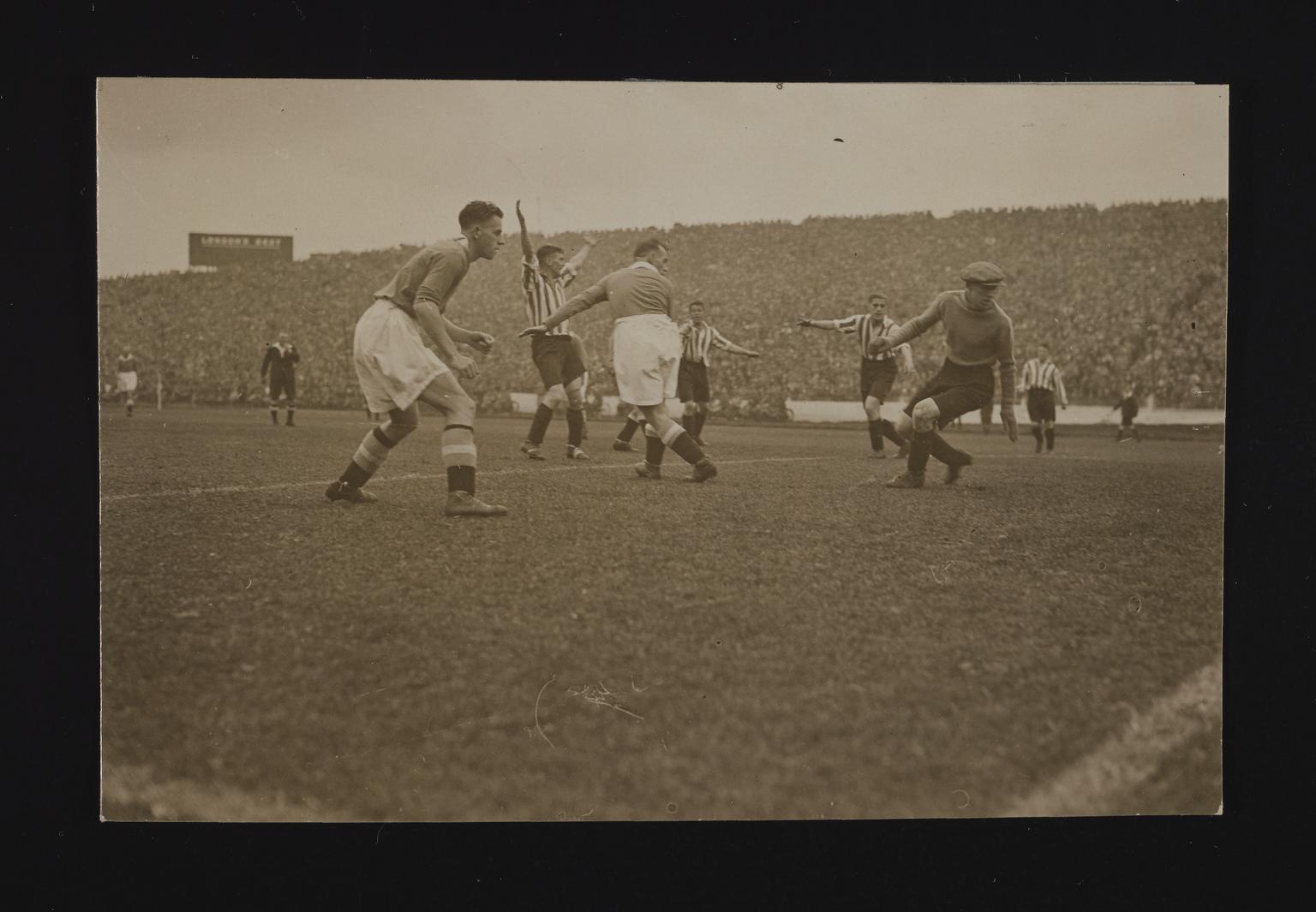 A Photographic Print Of Sports Football League Matches 1932 