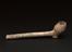 Clay tobacco pipe, English, c. 1625, found in London, 1884