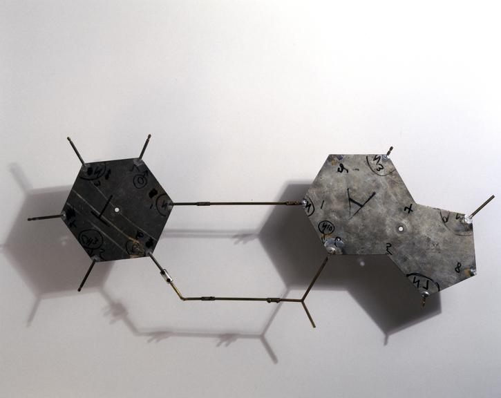 Templates from Crick and Watson's DNA molecular model