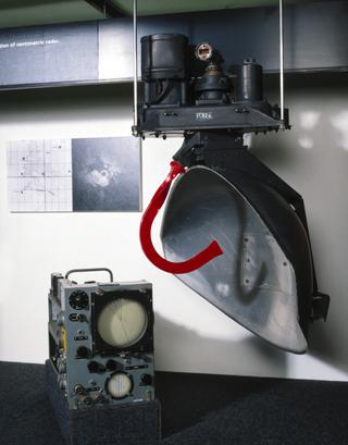 Scanner for H2S Mk.IIc airborne ground-scanning radar installation, c.1943