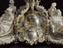 Parcel-gilt Victorian silver rosewater fountain designed as a