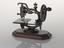 Oscillating ring, lock stitch sewing machine, c. 1878.