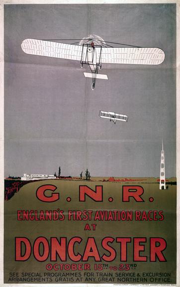 G.N.R. England's First Aviation Races at Doncaster