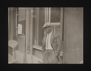A photographic print of Police, Murders, Brighton Trunk