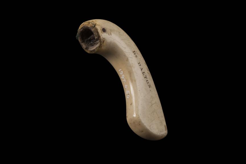 Small ivory handle from item used by John Dalton