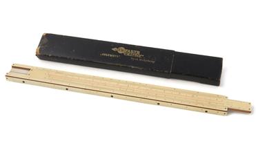 Faber-Castell linear slide rule, c. 1960