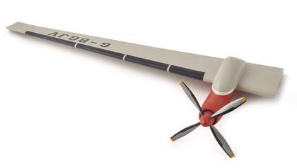 Wing from model plane