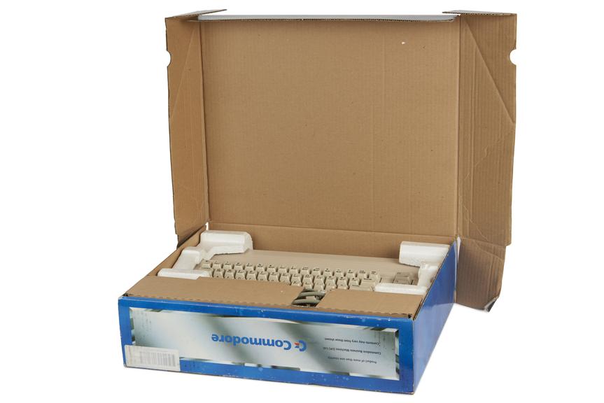 Commodore C64 Personal Computer in packaging with Judgement Day