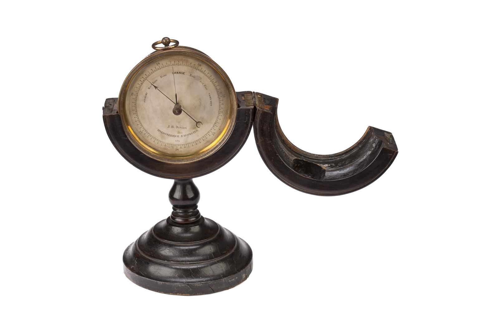 Scientists Using Barometer Holosterique Aneroid Barometer | Science Museum Group Collection
