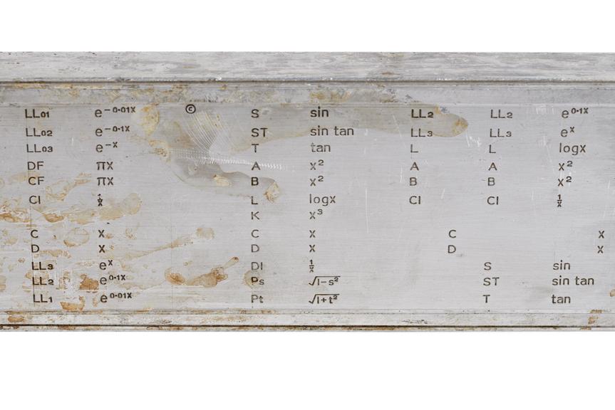 Electro-Plating Number Pattern
