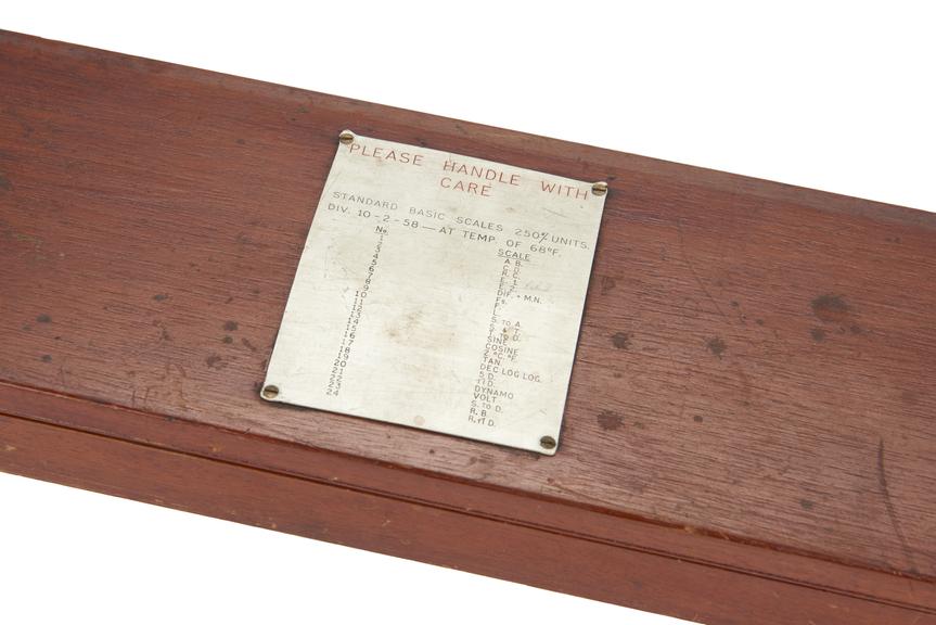 Slide Rule Impressing Die