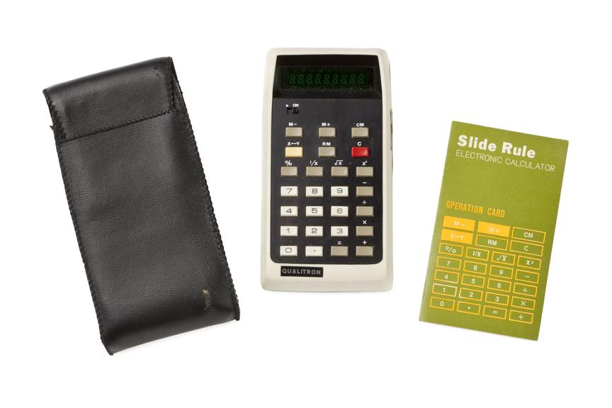 Qualitron "Slide Rule" Calculator