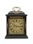 Table clock in ebony case by Joseph Knibb