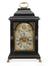 Table clock with pull quarter repeat by George Tyler