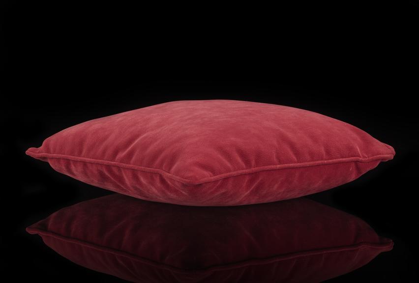 Red cushion for sofa