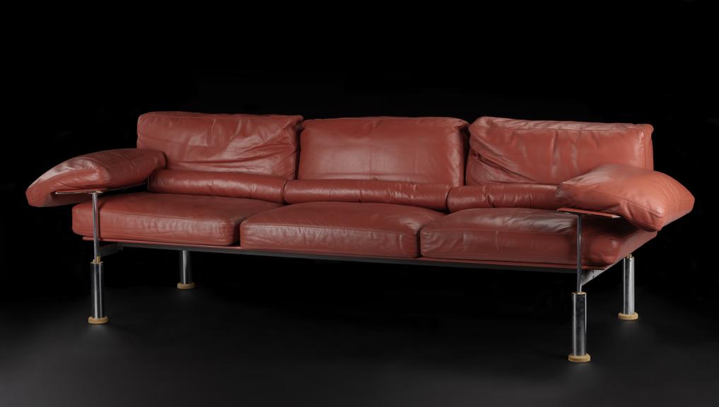 A red sofa base