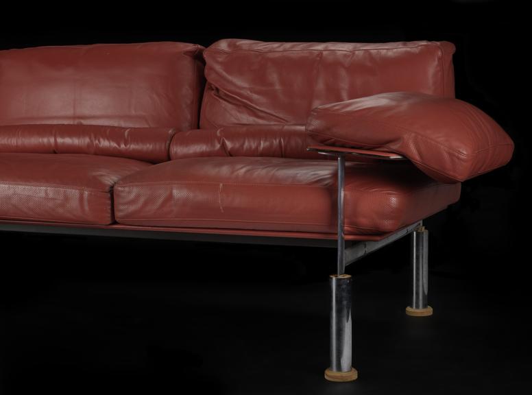 A red sofa base