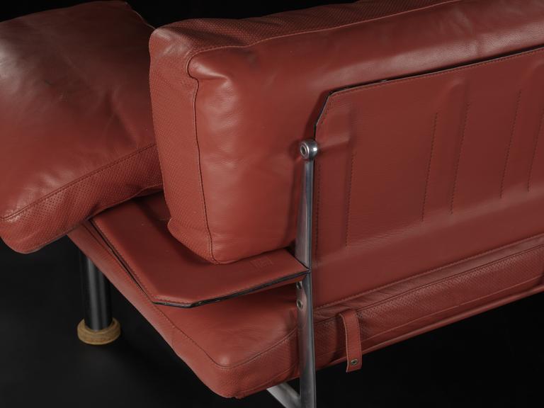 A red sofa base