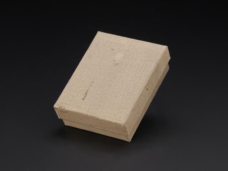 Box and packaging for Orbita Laika lapel badge