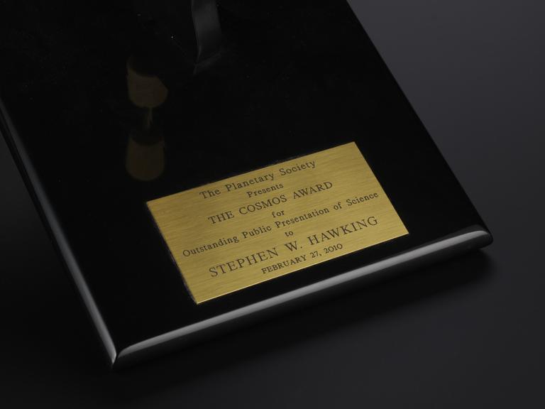 Base from The Cosmos Award trophy