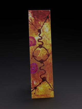Bookmark designed by artist Margarita Cimadevila