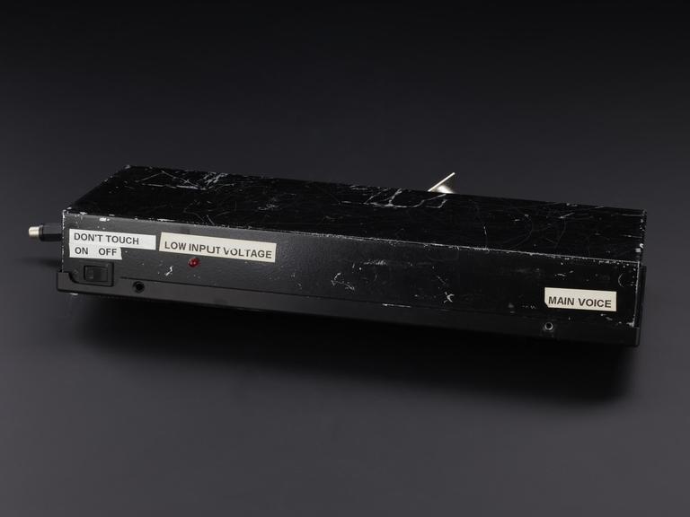 Enclosure for Hardware speech synthesizer labelled \"Main