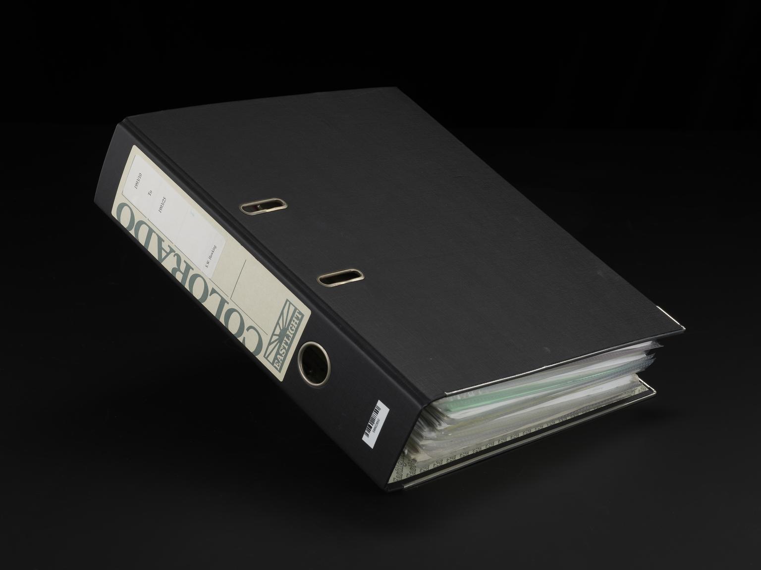 Binder with copies of preprints for distribution | Science Museum Group ...