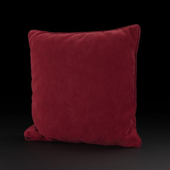 Red cushion for sofa