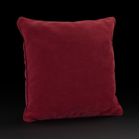 Red cushion for sofa