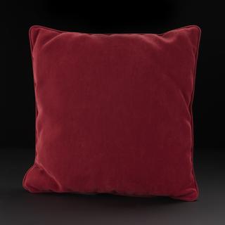 Red cushion for sofa