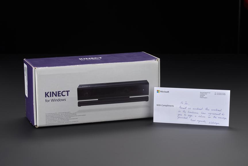 Box and packaging for Kinect sensor